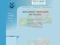 muehlenbau-stoy.de Webseite Vorschau