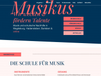 boerdekreismusikschule.de Webseite Vorschau