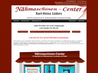 naehmaschinen-lueders.de Webseite Vorschau