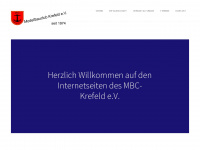 mbc-krefeld.de Webseite Vorschau