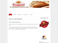 baeckerei-pennigstorf.de Webseite Vorschau