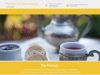 pension-am-klemmberg.de Webseite Vorschau