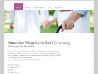 pflegedienst-badduerrenberg.de Webseite Vorschau