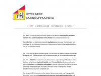 peternebe-ihb.de Webseite Vorschau