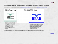 praemab-engineering.de Webseite Vorschau