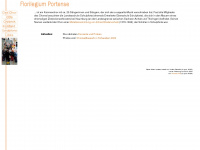 florilegium-portense.de Webseite Vorschau