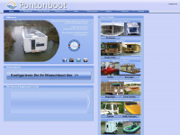 pontonboot.de Webseite Vorschau