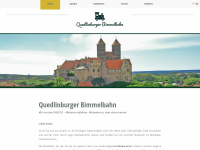 quedlinburger-bimmelbahn.de Webseite Vorschau