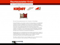 raumausstatter-krost.de Webseite Vorschau