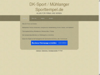 dk-sport.de Webseite Vorschau