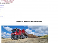 schlag-transporte.de Webseite Vorschau