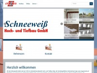 schneeweiss-bau.de Webseite Vorschau