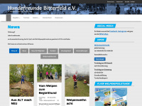 hundefreunde-bitterfeld.de Webseite Vorschau