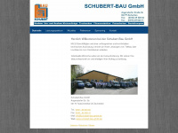 schubert-bau-gmbh.de Webseite Vorschau