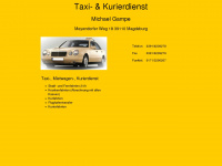 taxi-gampe.de Webseite Vorschau