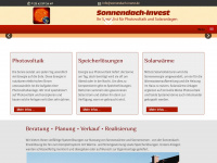 sonnendach-invest.de Webseite Vorschau