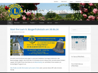 lions-sangerhausen.de Webseite Vorschau