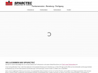 sparctec.de Webseite Vorschau