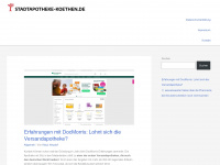 stadtapotheke-koethen.de Webseite Vorschau