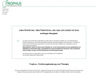 trophus.de Webseite Vorschau