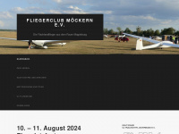 fliegerclub-moeckern.de Webseite Vorschau