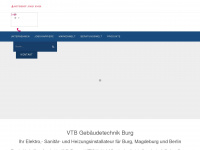 vtb-burg.de Webseite Vorschau