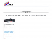waermetauscher-paul.de Webseite Vorschau
