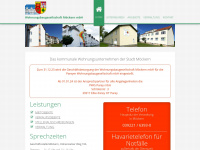wbg-moeckern.de Webseite Vorschau