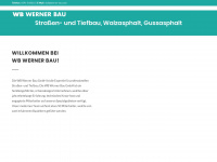 werner-bau.com Webseite Vorschau