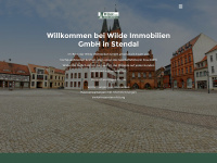 wilde-immobilien.de Webseite Vorschau
