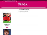 wilutex.de Webseite Vorschau