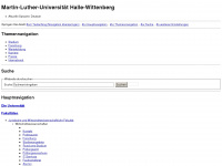 wiwi.uni-halle.de Webseite Vorschau