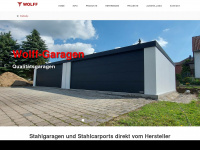 wolff-garagen.de Webseite Vorschau