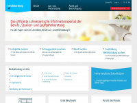 berufsberatung.ch Webseite Vorschau