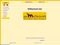 animalnetwork.de Webseite Vorschau