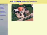 zimmerei-goetze.de Webseite Vorschau