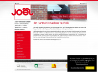 joel-technik.de Webseite Vorschau