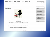 musikschule-radtke.de Webseite Vorschau