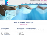 praxisklinik-kronshagen.de Webseite Vorschau