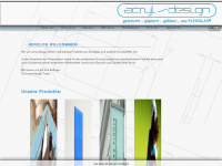 acryl-design.com Webseite Vorschau