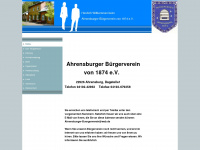 ahrensburger-buergerverein.de Webseite Vorschau