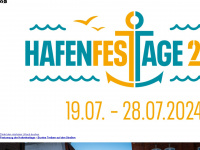 hafenfesttage.de Webseite Vorschau