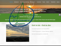amrum-kirche.de Webseite Vorschau