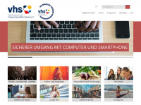 vhs-trappenkamp-bornhoeved.de Webseite Vorschau