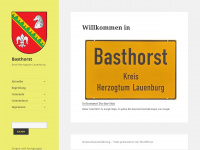 basthorst.de Webseite Vorschau