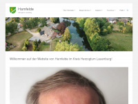 hamfelde.de Webseite Vorschau