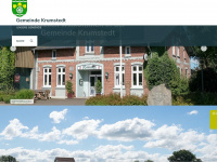 gemeinde-krumstedt.de Webseite Vorschau