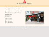 apo-u-bahnhof.de Webseite Vorschau