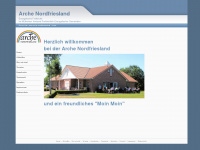 arche-nordfriesland.de Webseite Vorschau