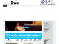 autohaus-ihle.de Webseite Vorschau
